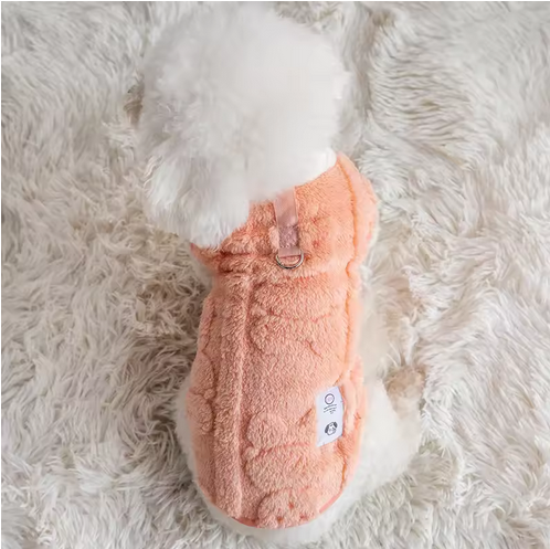 Manteau pour chien-Giphy-rose-pĂąle
