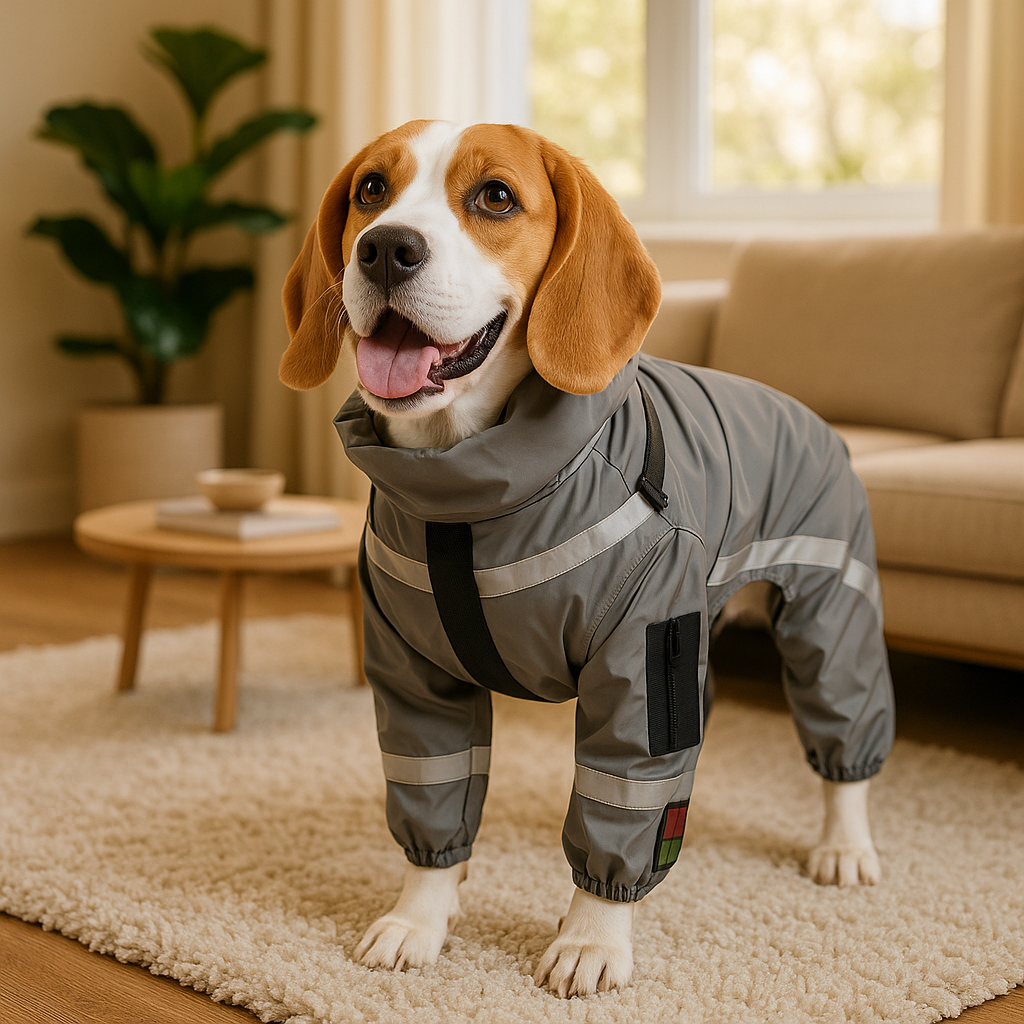 Manteau pour chien | Manteau imperméable- dans le salon