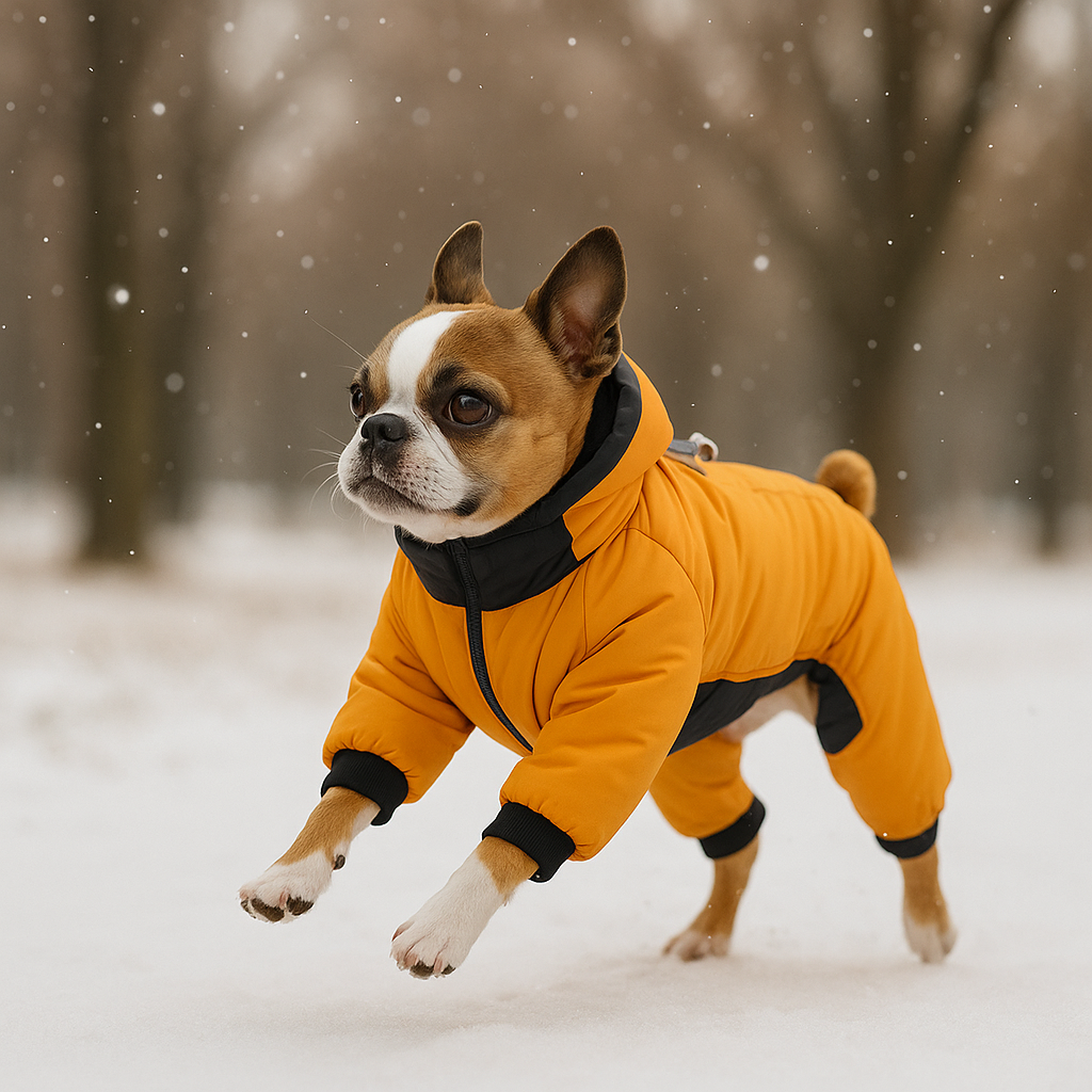 Manteau-pour-chien | Hivernale-jaune