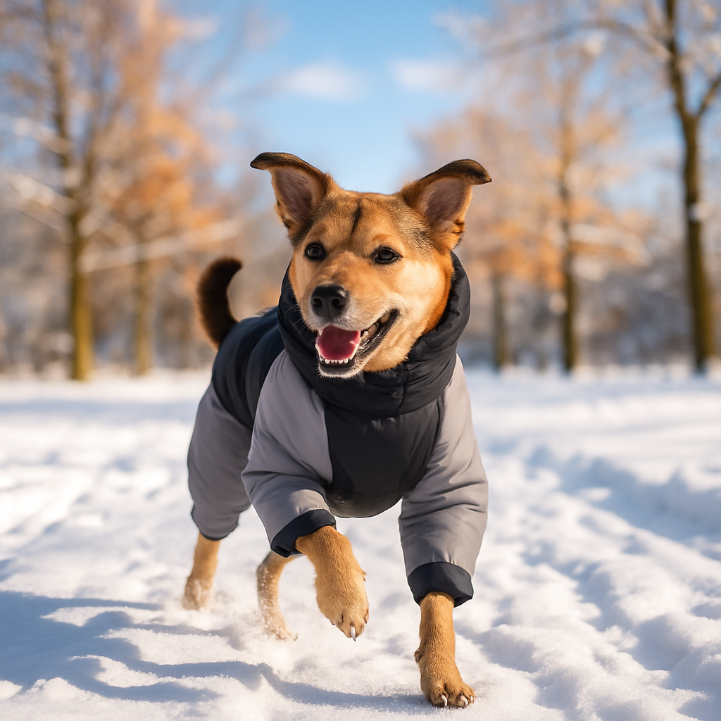 Manteau-pour-chien | Hivernale-gris