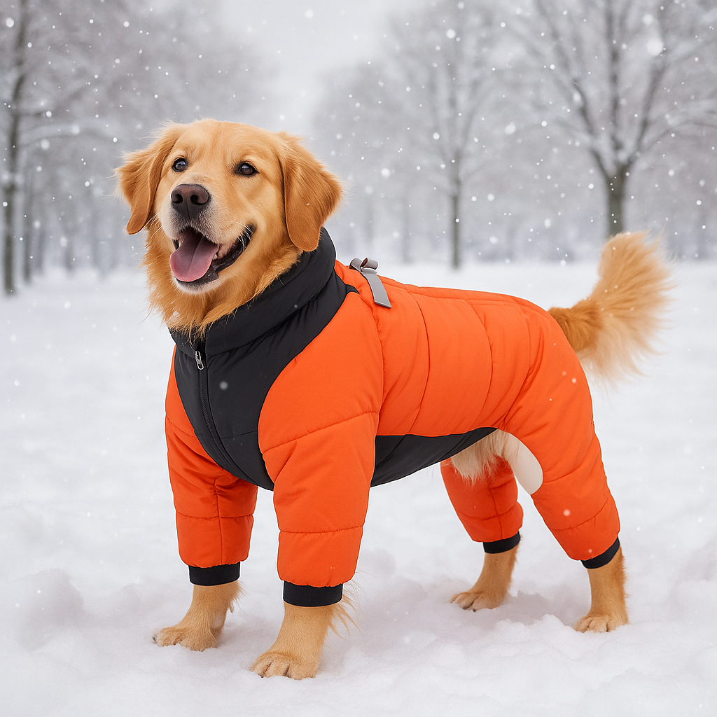 Manteau-pour-chien | Hivernale-orange