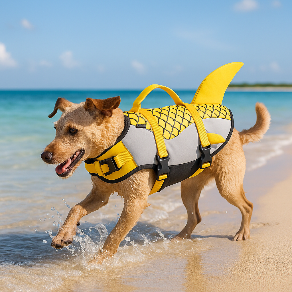 Gilet de sauvetage chien | Le requin