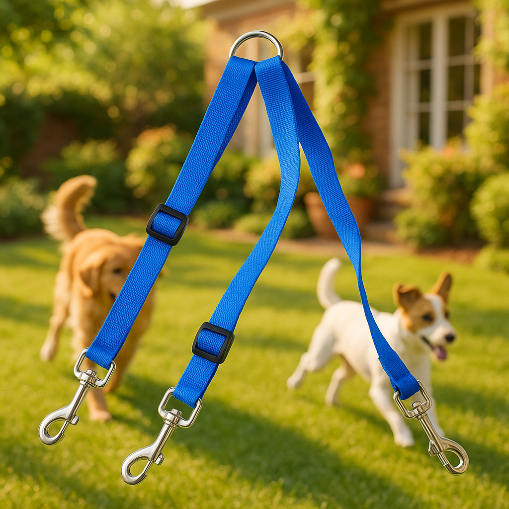 Laisse-double-ajustable-bleu
