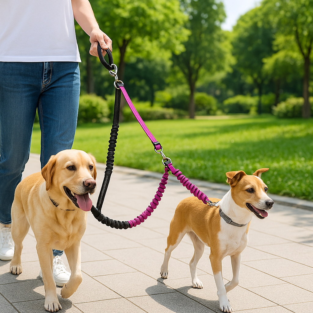 Laisse-double-pour-chien_Anti-enchevĂȘtrement