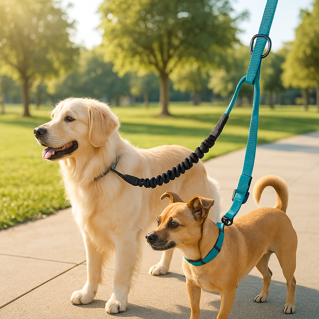 Laisse-double-pour-chien_Anti-enchevĂȘtrement