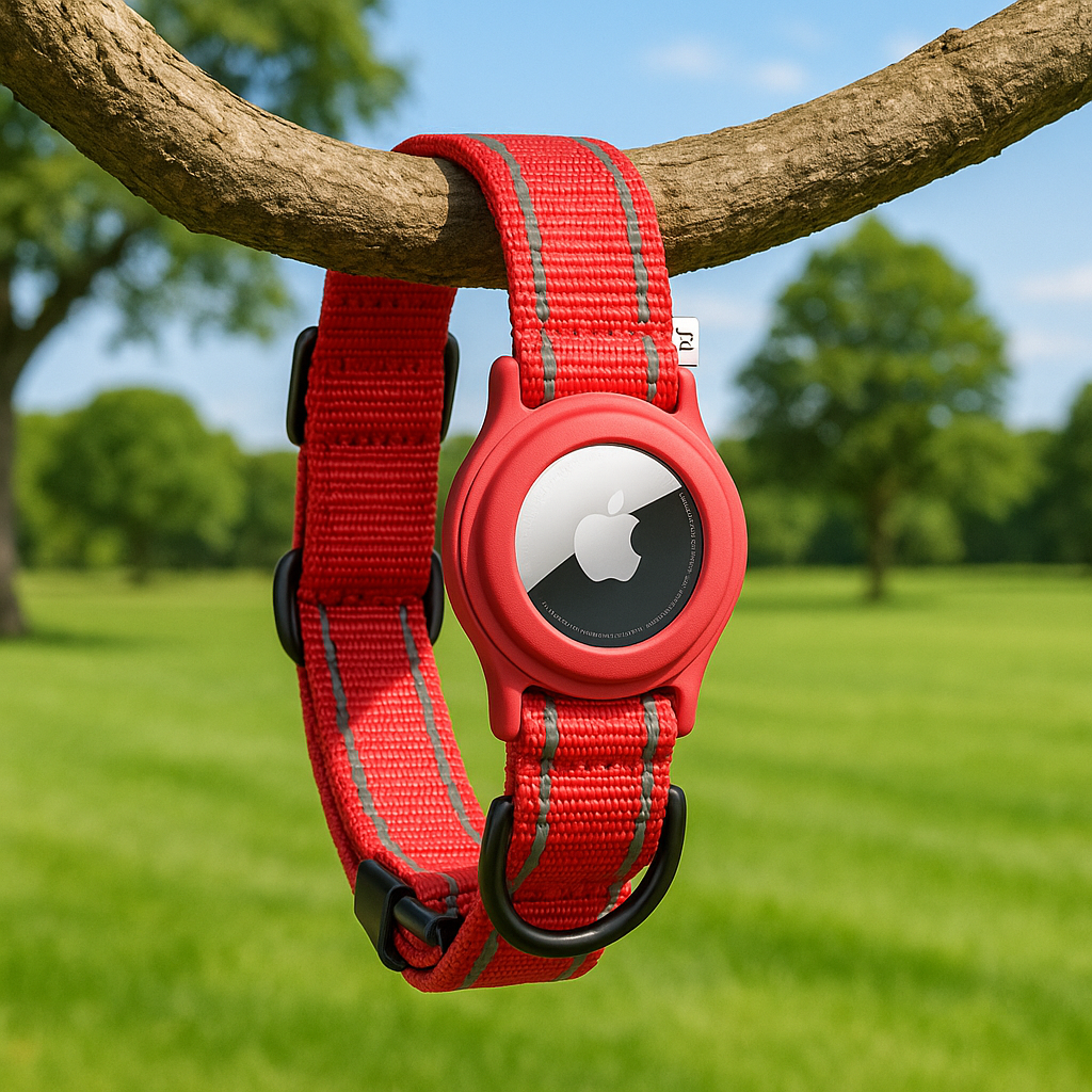 Collier-gps-chien-rouge