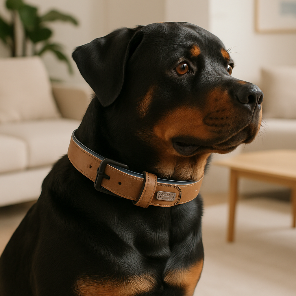 Collier-pour-chien-Premium-Secure-brun