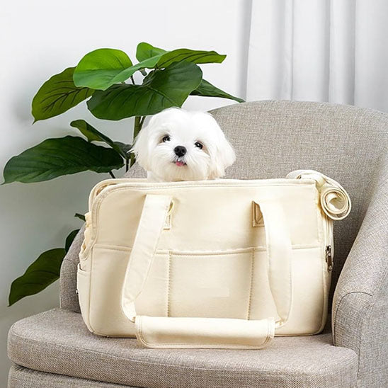 sac-de-transport-chien-à-une-epaule-beige