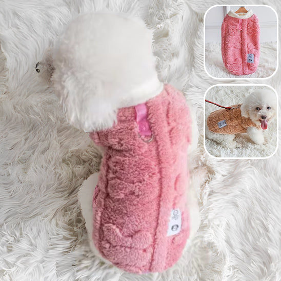 Manteau pour chien-Giphy-rose