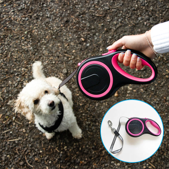 Laisse-pour-chien-enrouleur-rétractable
