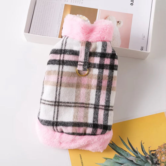 Manteau pour chien - treillis-de dos