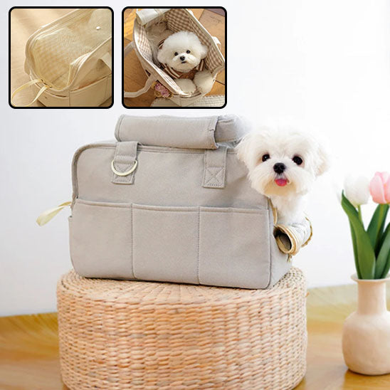 sac-de-transport-chien-à-une-epaule-blanc