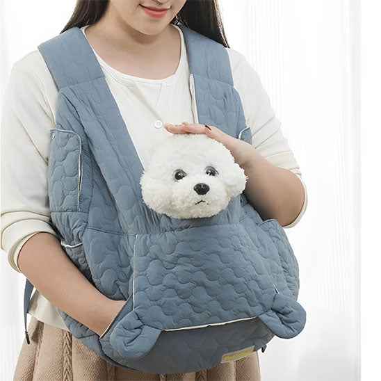 Sac-de-transport-chien-Kangourou-bleu