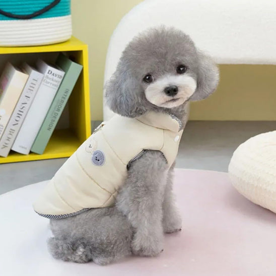 Manteau pour chien - caniche gris