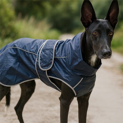 Imperméable-pour-chien-Tout-temps robuste-bleu