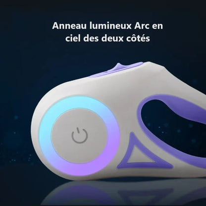 Laisse pour Chien enrouleur | Lumineuse LED
