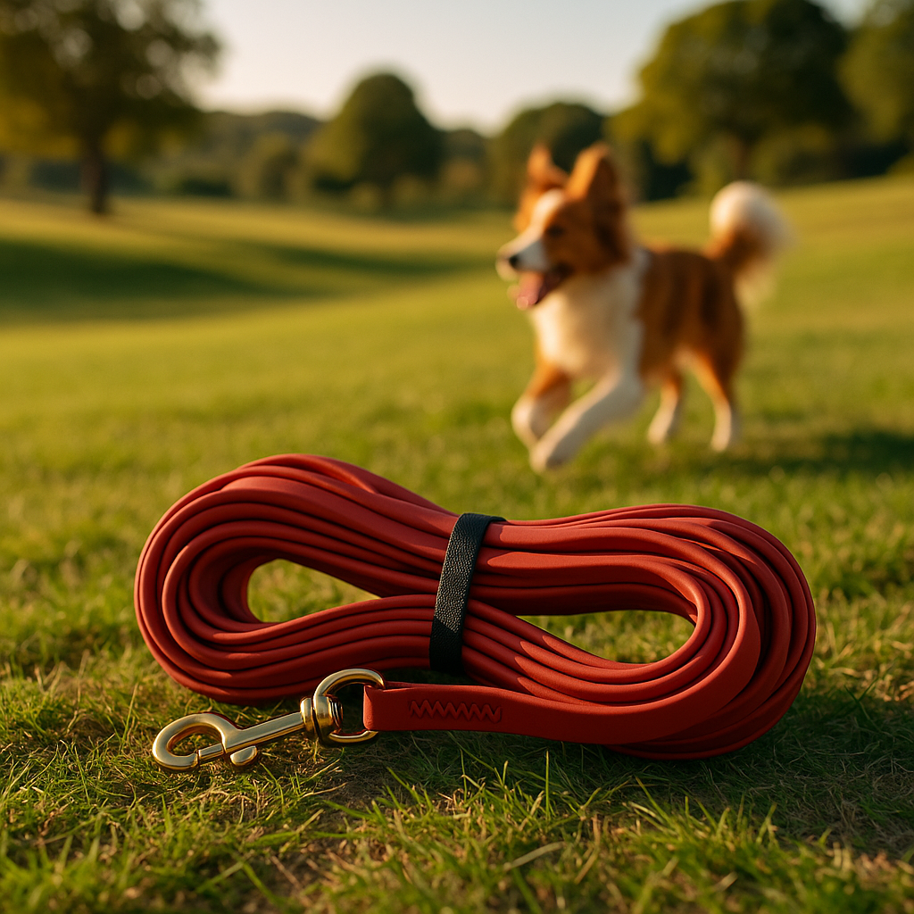 Longe-pour-chien-Longe-robuste-rouge-foncé