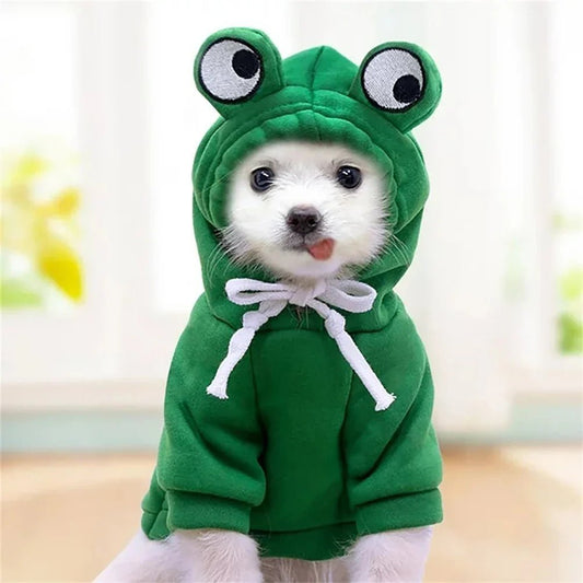 HoodieGrenouilleMignonPourChiens™ - Chienspassionnes