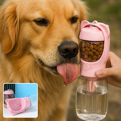 Gourde-pour-chien-Portable-2-en-1