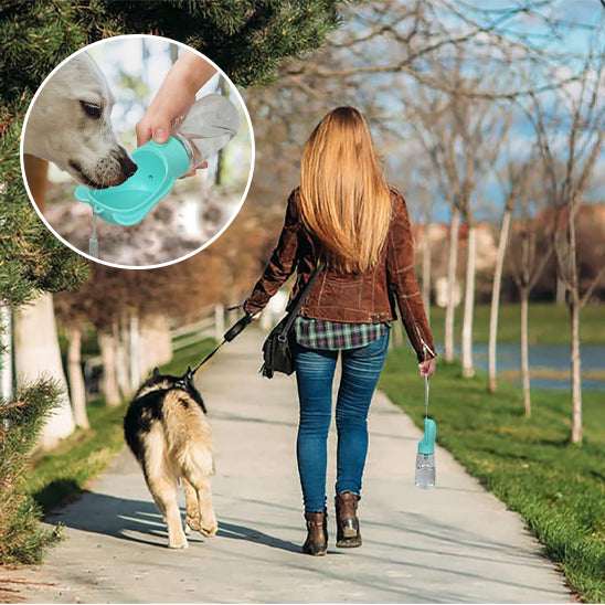 Gourde-pour-chien-Portable-2-en-1