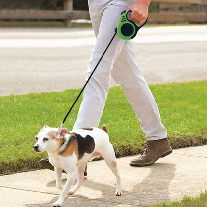 Laisse-Rétractable-Dog-Leash-bulle-vert