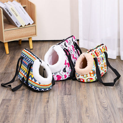 Sac-de-transport-pour-chien-bandouillere-colorée-multi-sacs