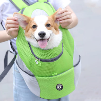 Sac-de-transport-chien-double-épaule-vert