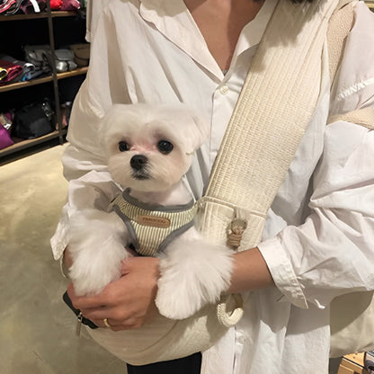 Sac-de-transport-pour-chien-fourre-tout-bulle-chien-blanc