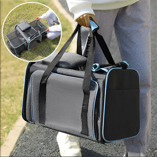 Sac de transport pour chien | Sac de camping-à-main-et-bulle