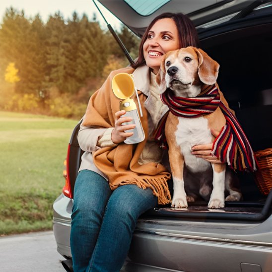 Gourde-pour-chien-Bol-d'eau-portable