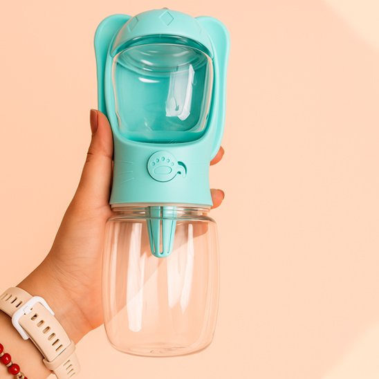 Gourde-pour-chien-Portable-2-en-1