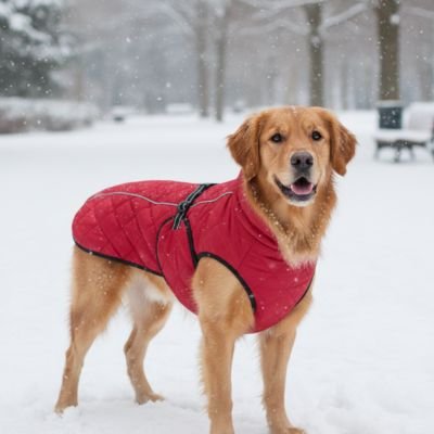 Manteau-pour-Chien-Imperméable-Doublé